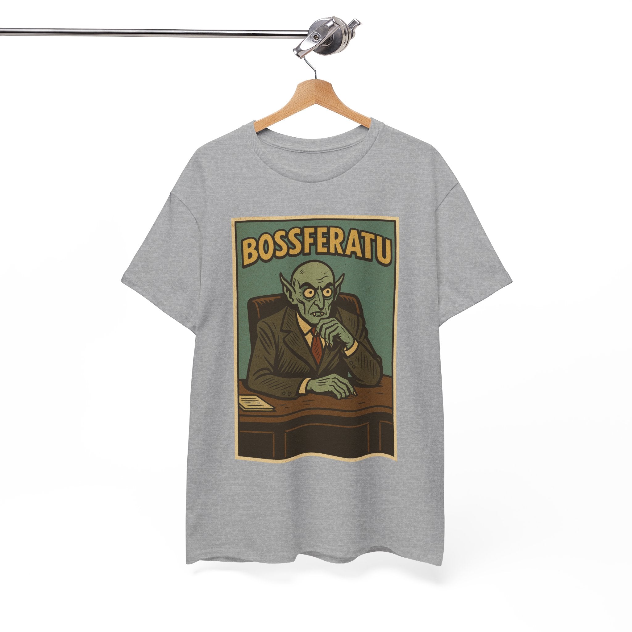 Bossferatu - Undeadlines Are Still Deadlines! Alternative T Shirt for Horror Movie Fans