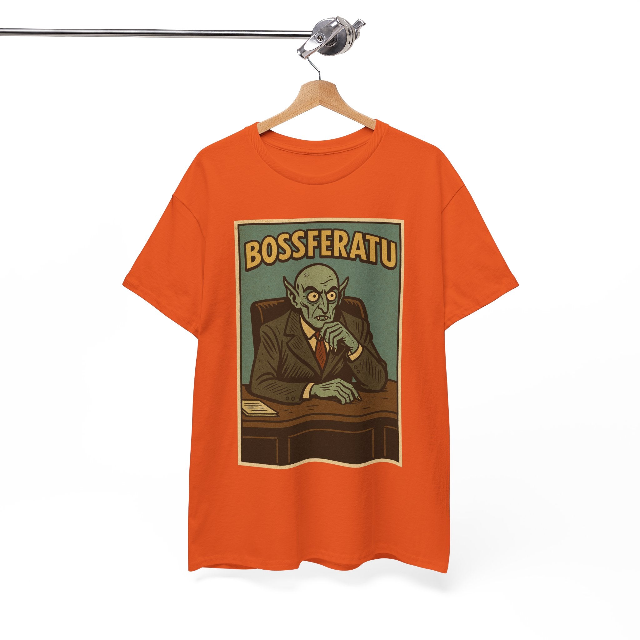 Bossferatu - Undeadlines Are Still Deadlines! Alternative T Shirt for Horror Movie Fans