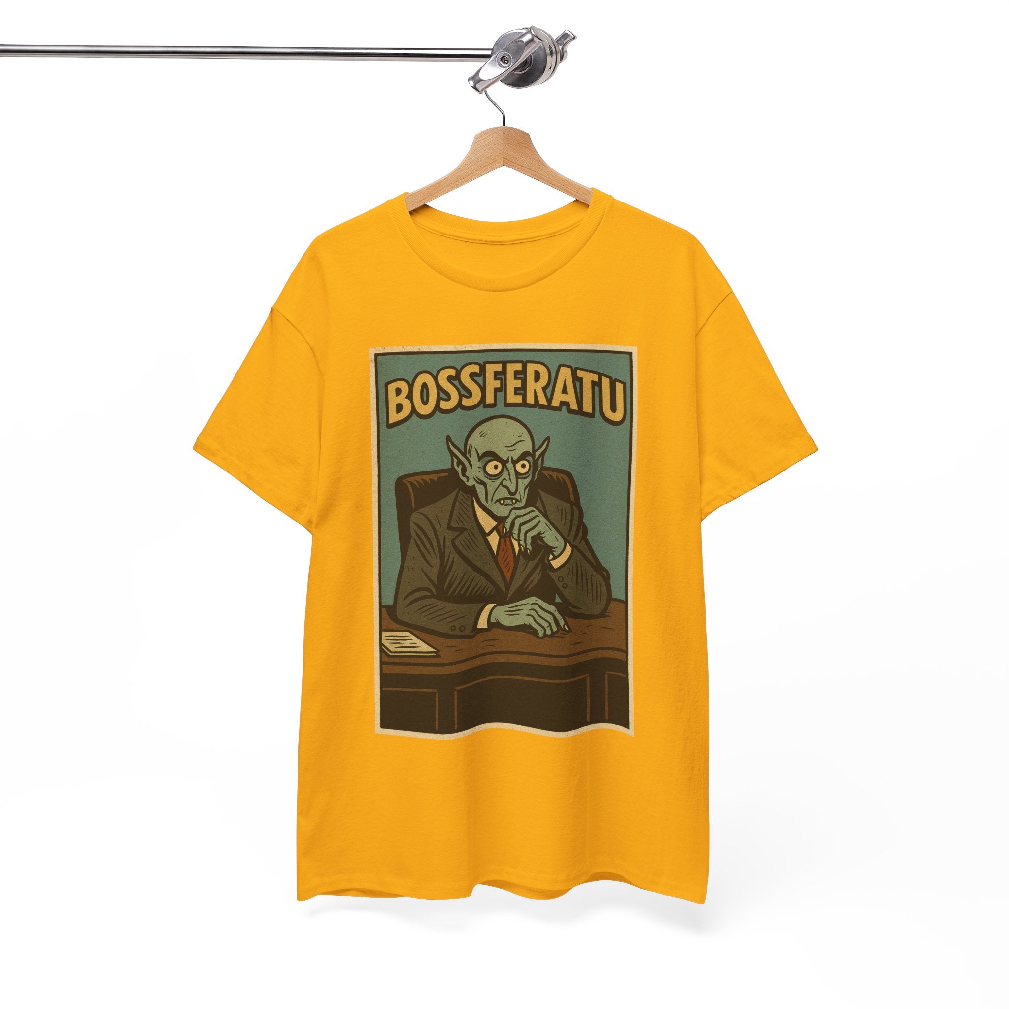 Bossferatu - Undeadlines Are Still Deadlines! Alternative T Shirt for Horror Movie Fans