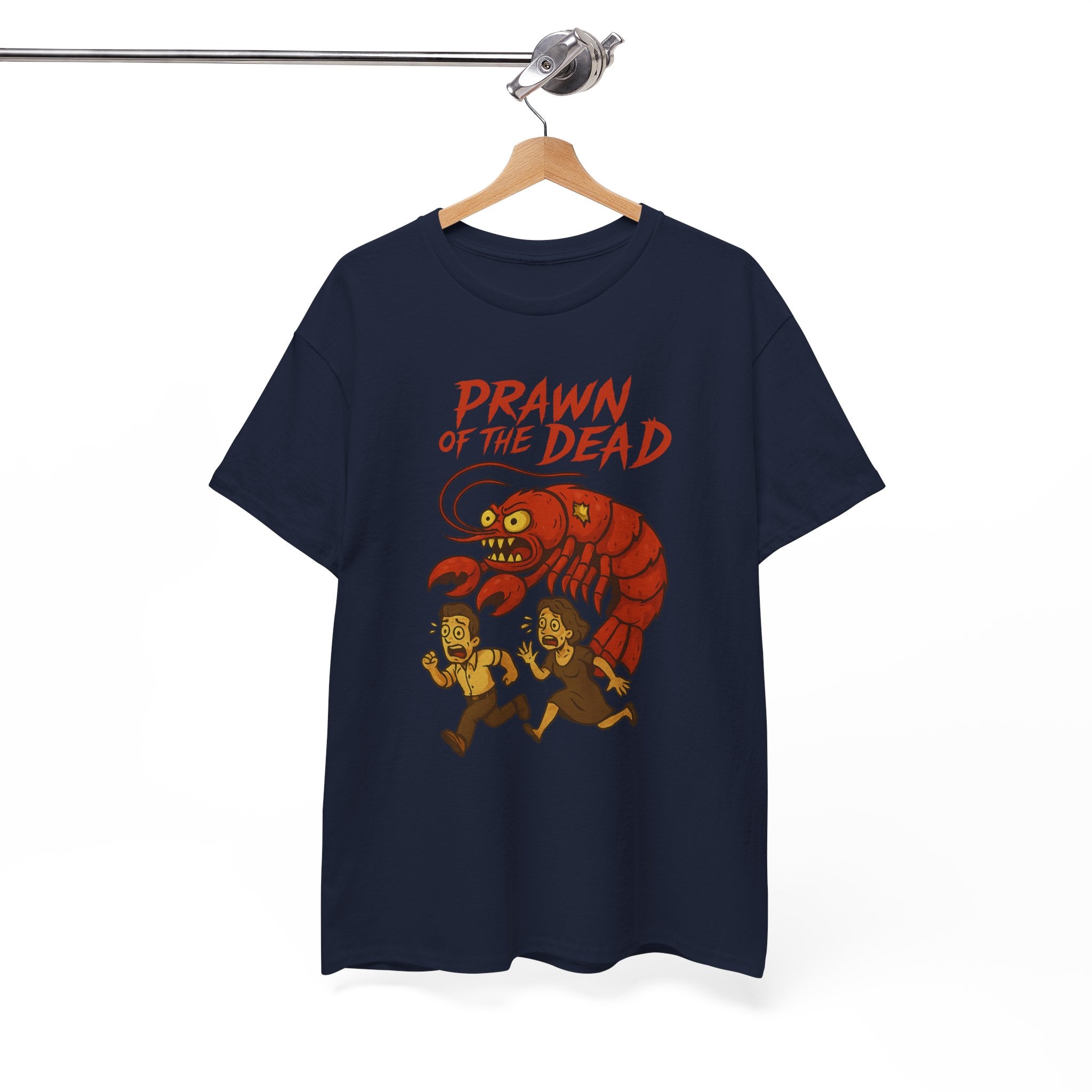 Prawn of the Dead - Shell Shock Horror! Alternative T Shirt for Horror Movie Fans