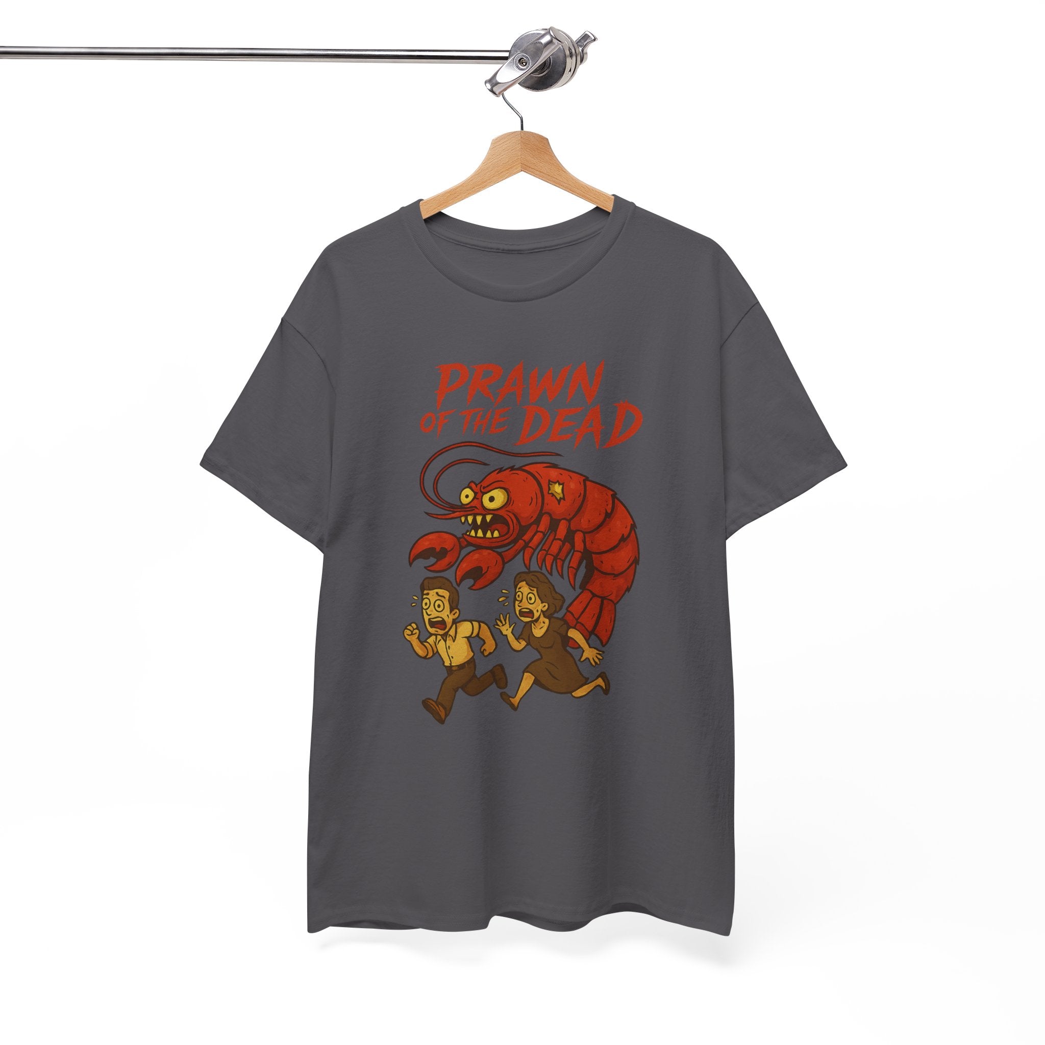 Prawn of the Dead - Shell Shock Horror! Alternative T Shirt for Horror Movie Fans