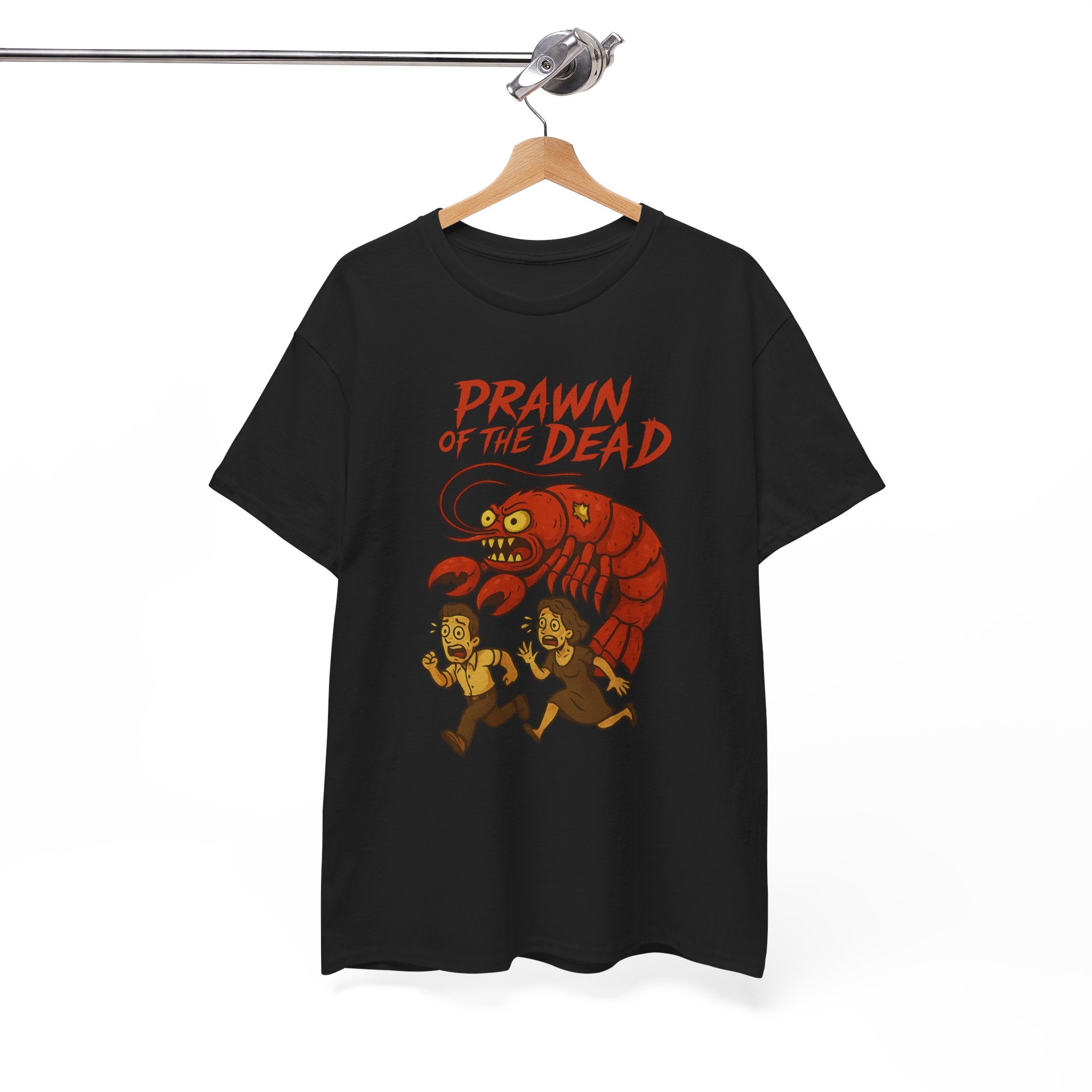 Prawn of the Dead - Shell Shock Horror! Alternative T Shirt for Horror Movie Fans
