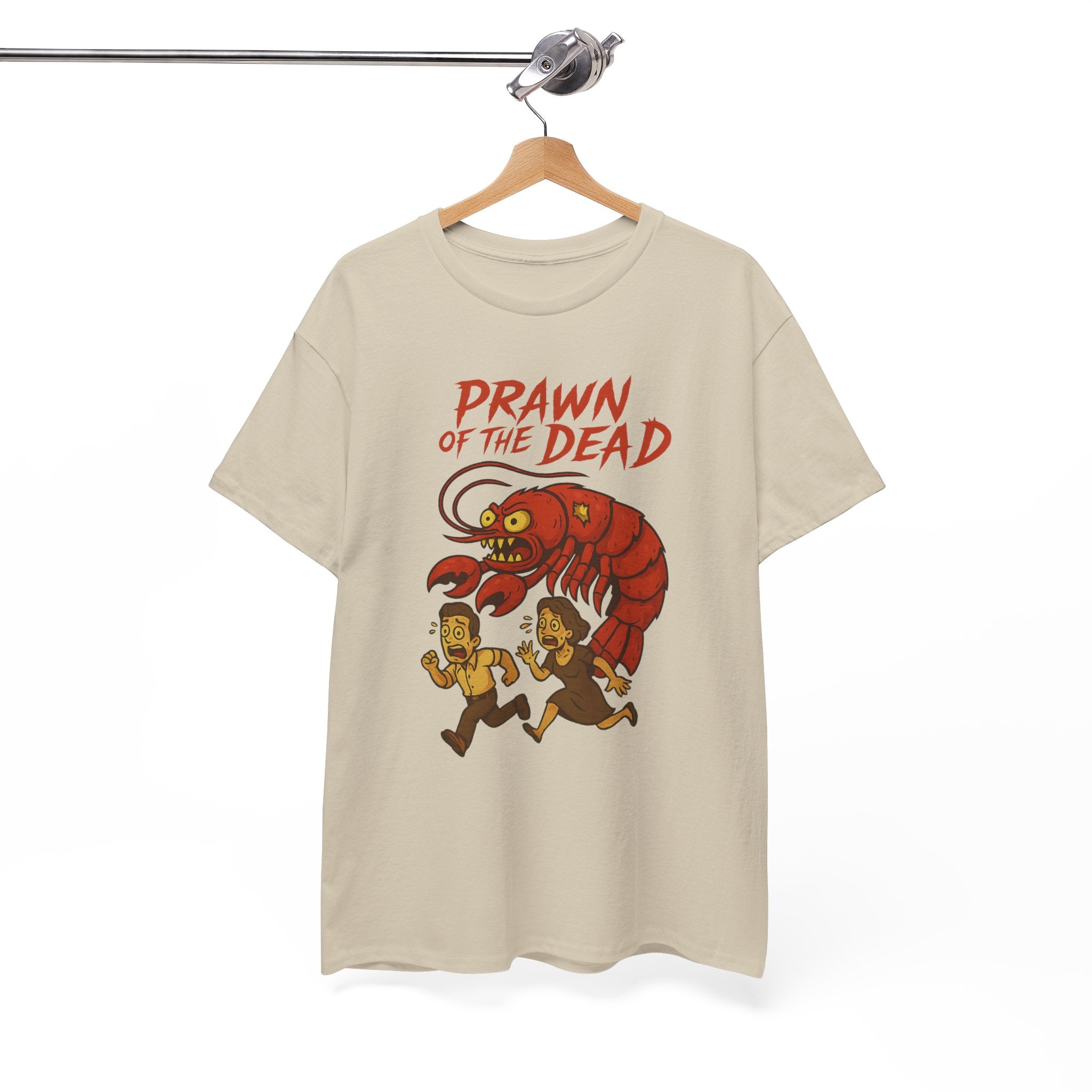 Prawn of the Dead - Shell Shock Horror! Alternative T Shirt for Horror Movie Fans