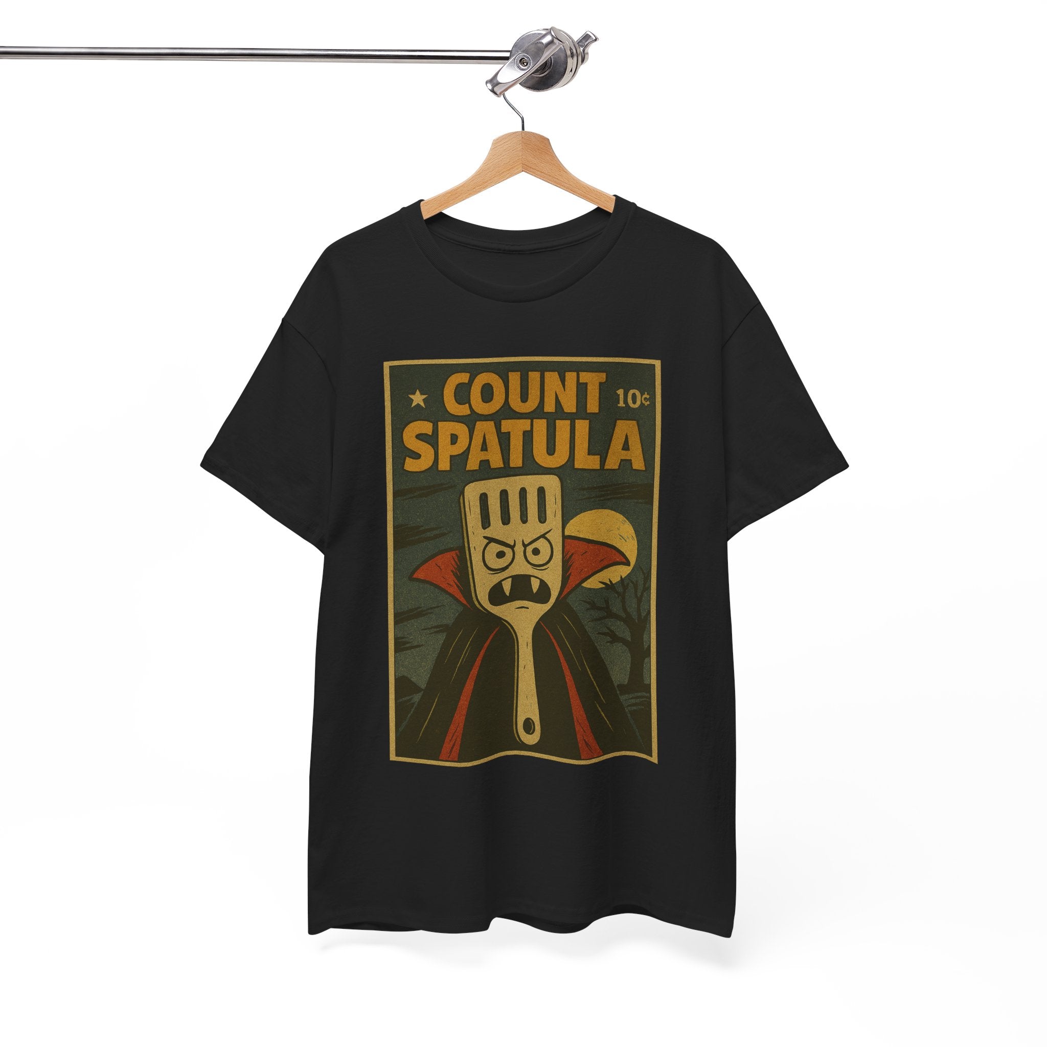 Count Spatula - Flippin' Scary! Alternative T Shirt for Horror Movie Fans