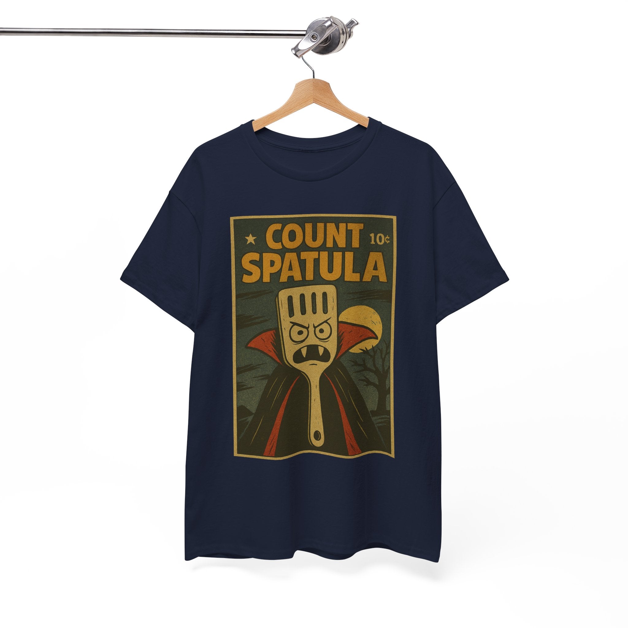 Count Spatula - Flippin' Scary! Alternative T Shirt for Horror Movie Fans