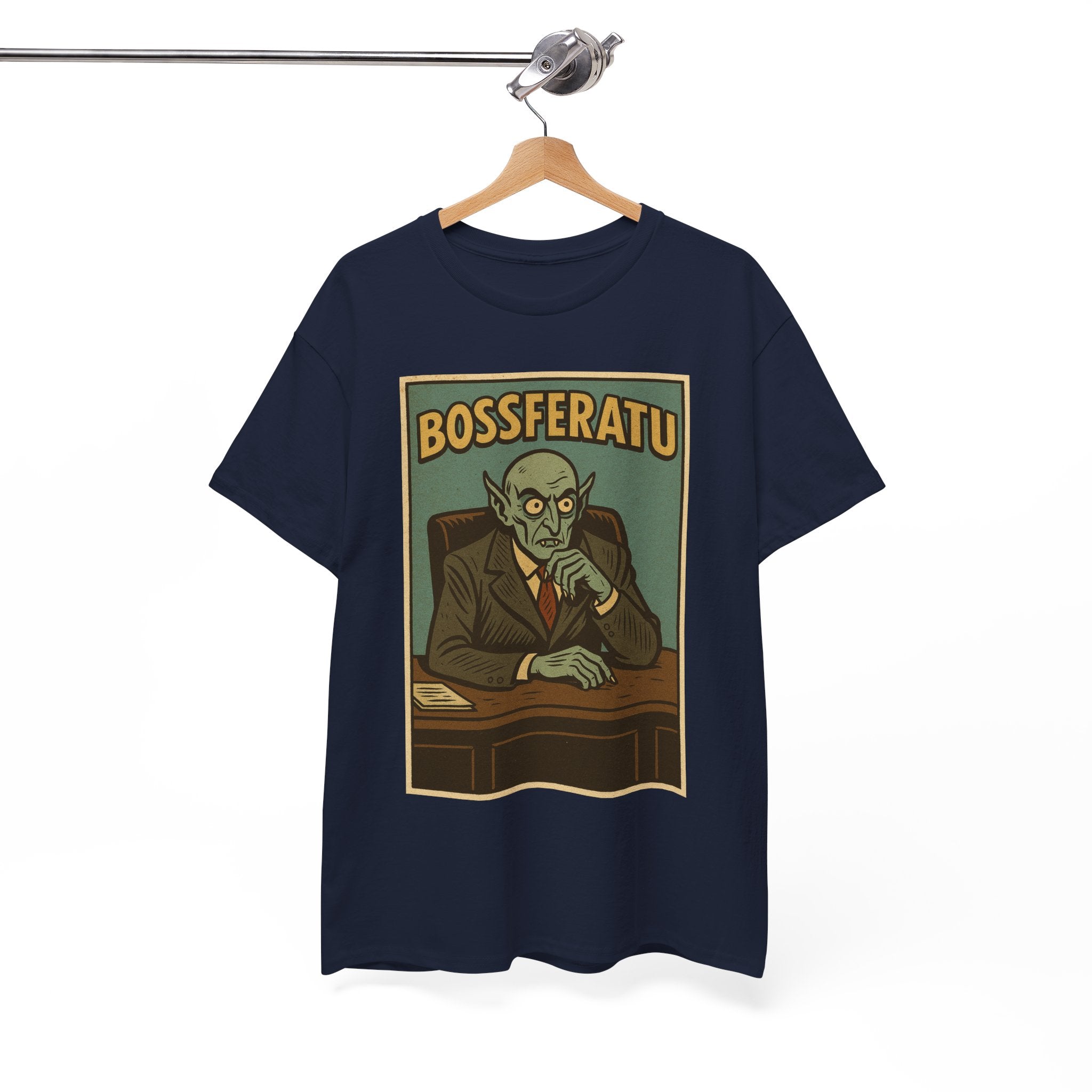 Bossferatu - Undeadlines Are Still Deadlines! Alternative T Shirt for Horror Movie Fans