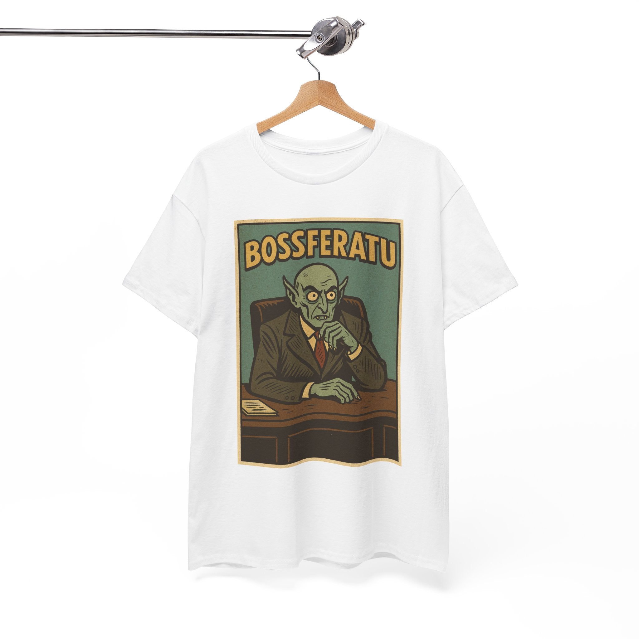 Bossferatu - Undeadlines Are Still Deadlines! Alternative T Shirt for Horror Movie Fans