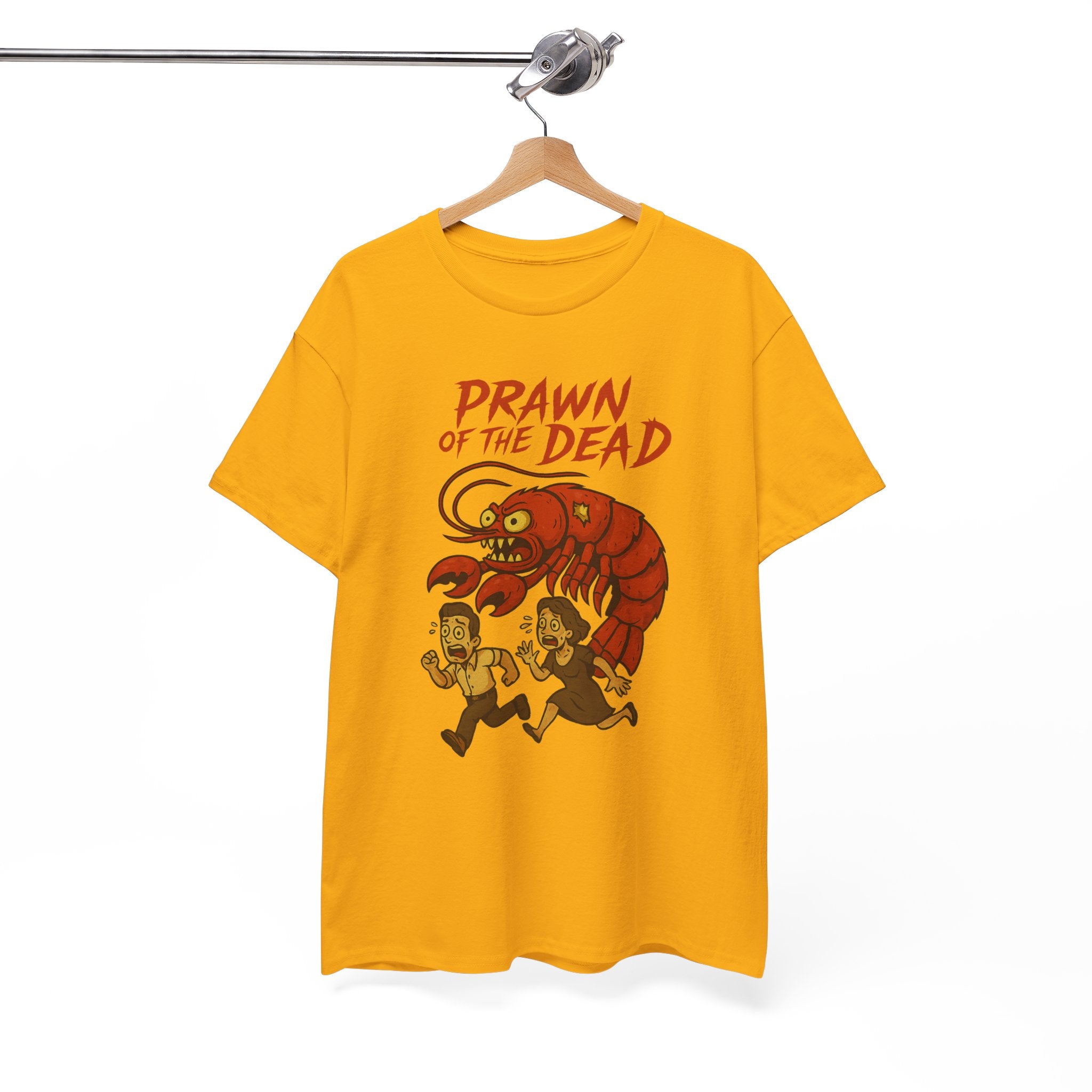Prawn of the Dead - Shell Shock Horror! Alternative T Shirt for Horror Movie Fans