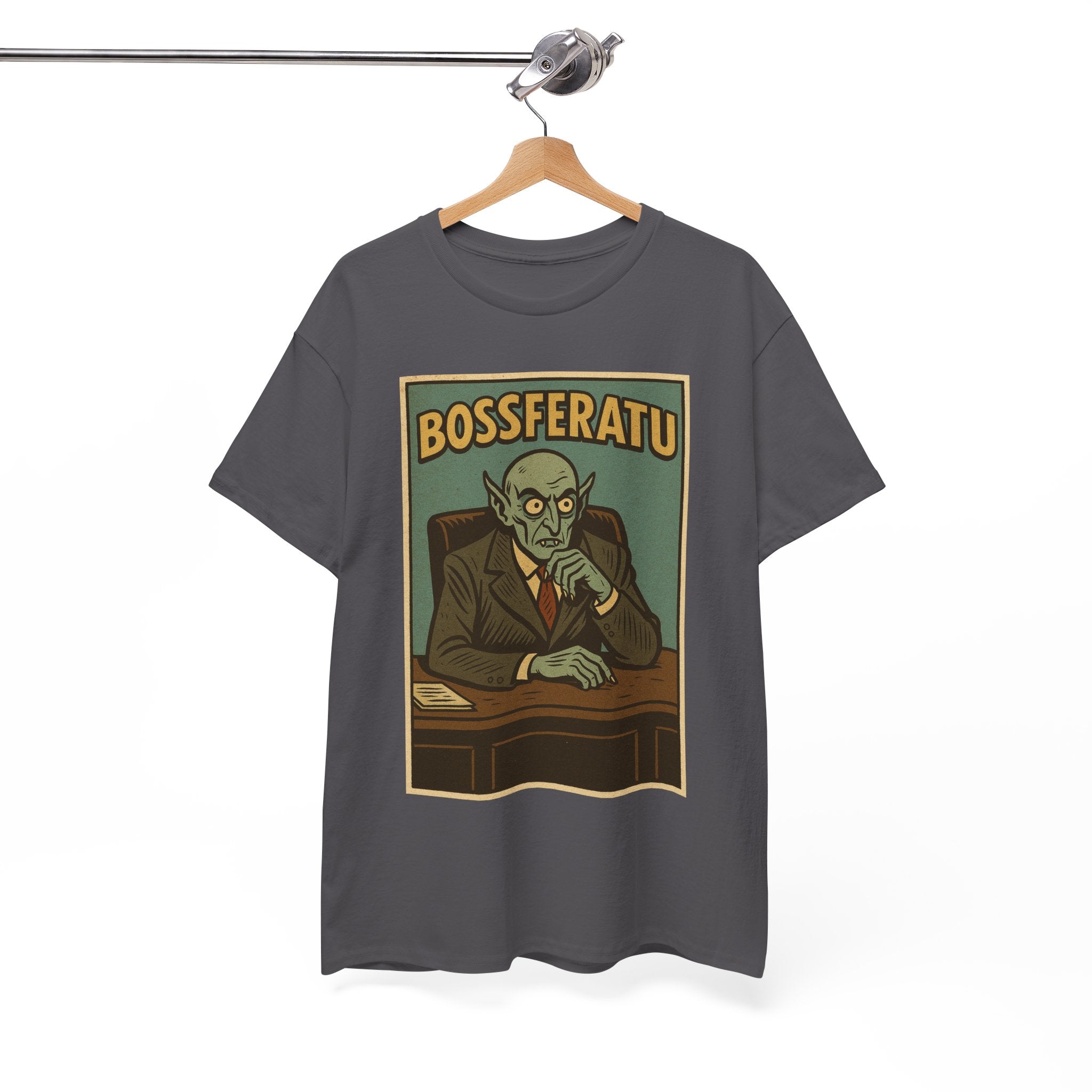 Bossferatu - Undeadlines Are Still Deadlines! Alternative T Shirt for Horror Movie Fans