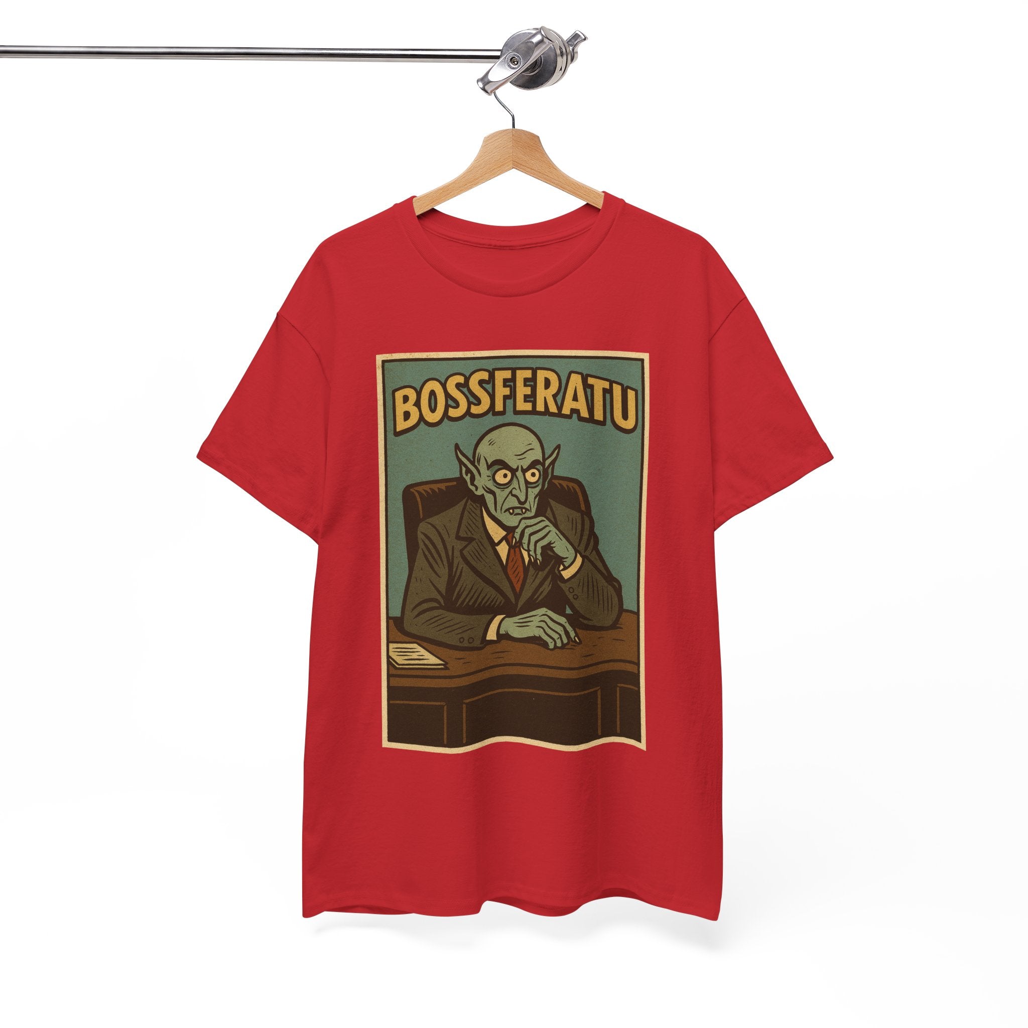Bossferatu - Undeadlines Are Still Deadlines! Alternative T Shirt for Horror Movie Fans