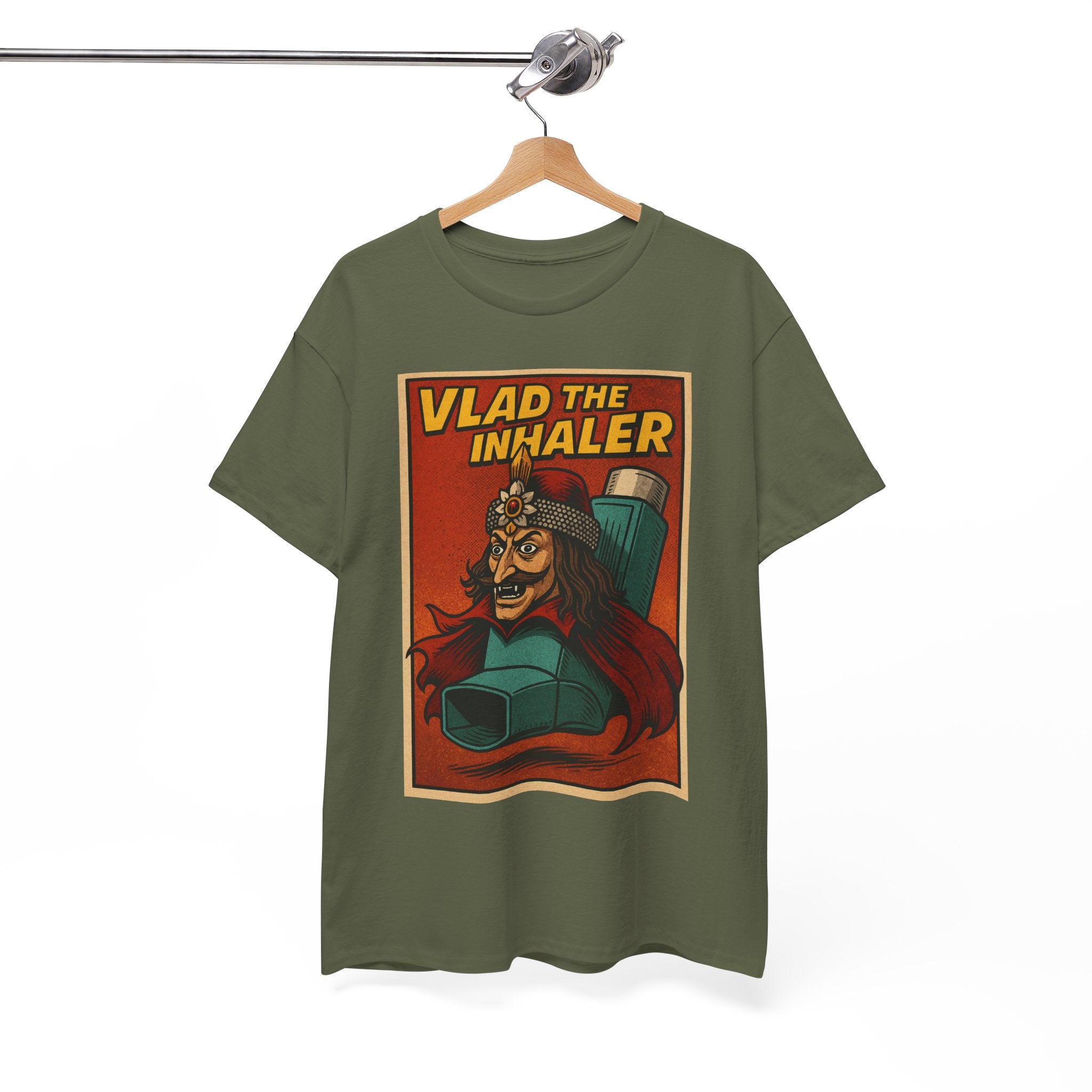 Vlad the Inhaler - He'll Take Your Last Breath! Alternative T Shirt for Horror/Movie Fans
