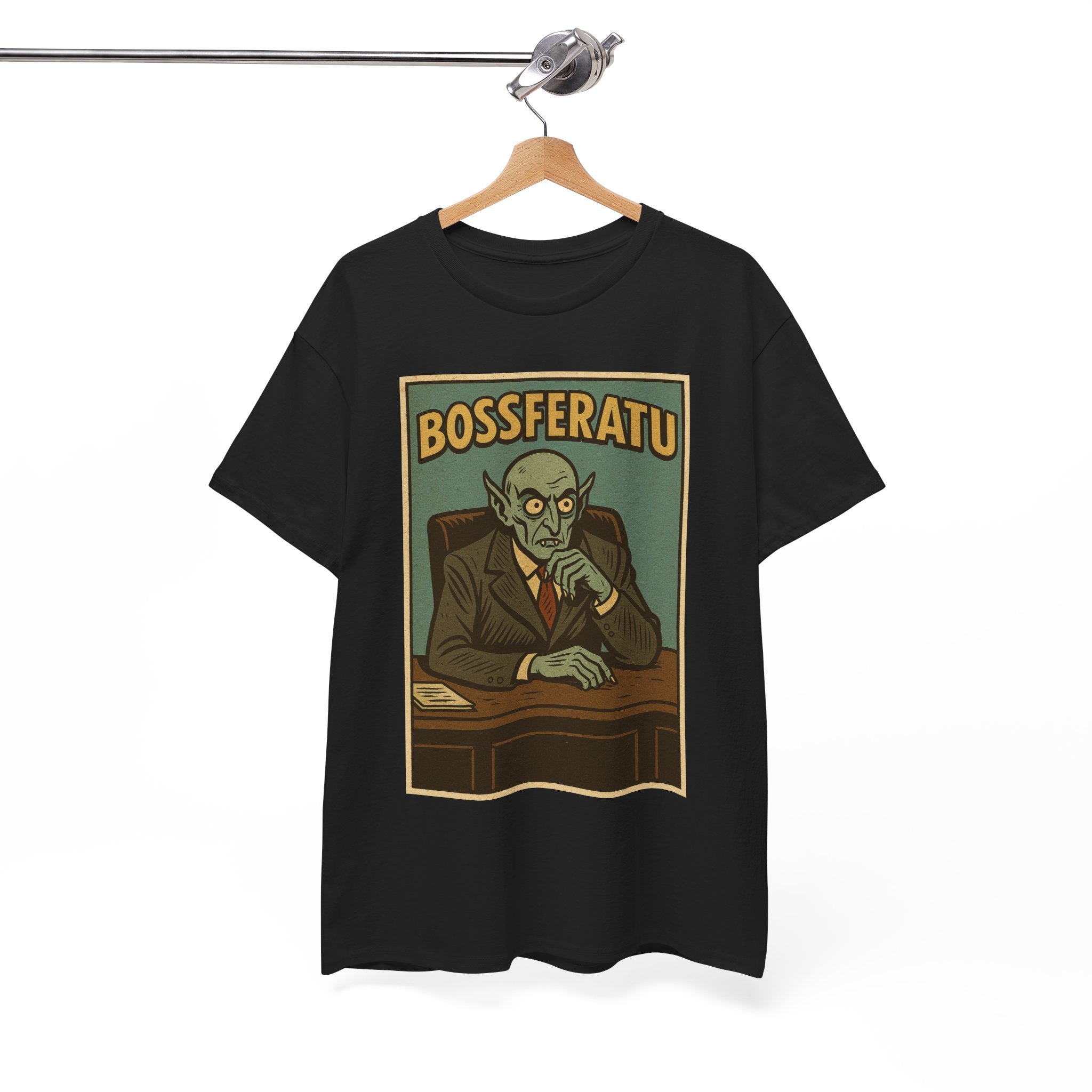 Bossferatu - Undeadlines Are Still Deadlines! Alternative T Shirt for Horror Movie Fans