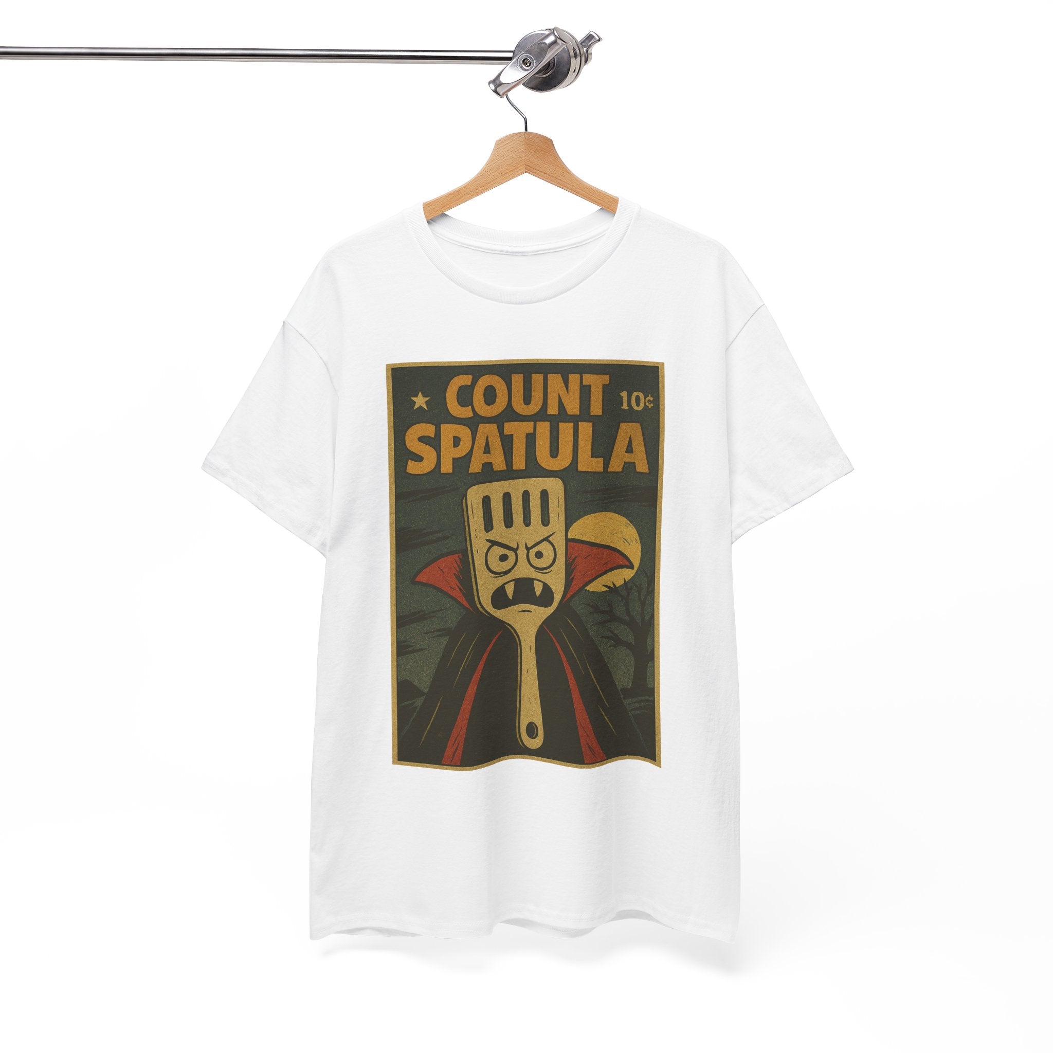 Count Spatula - Flippin' Scary! Alternative T Shirt for Horror Movie Fans