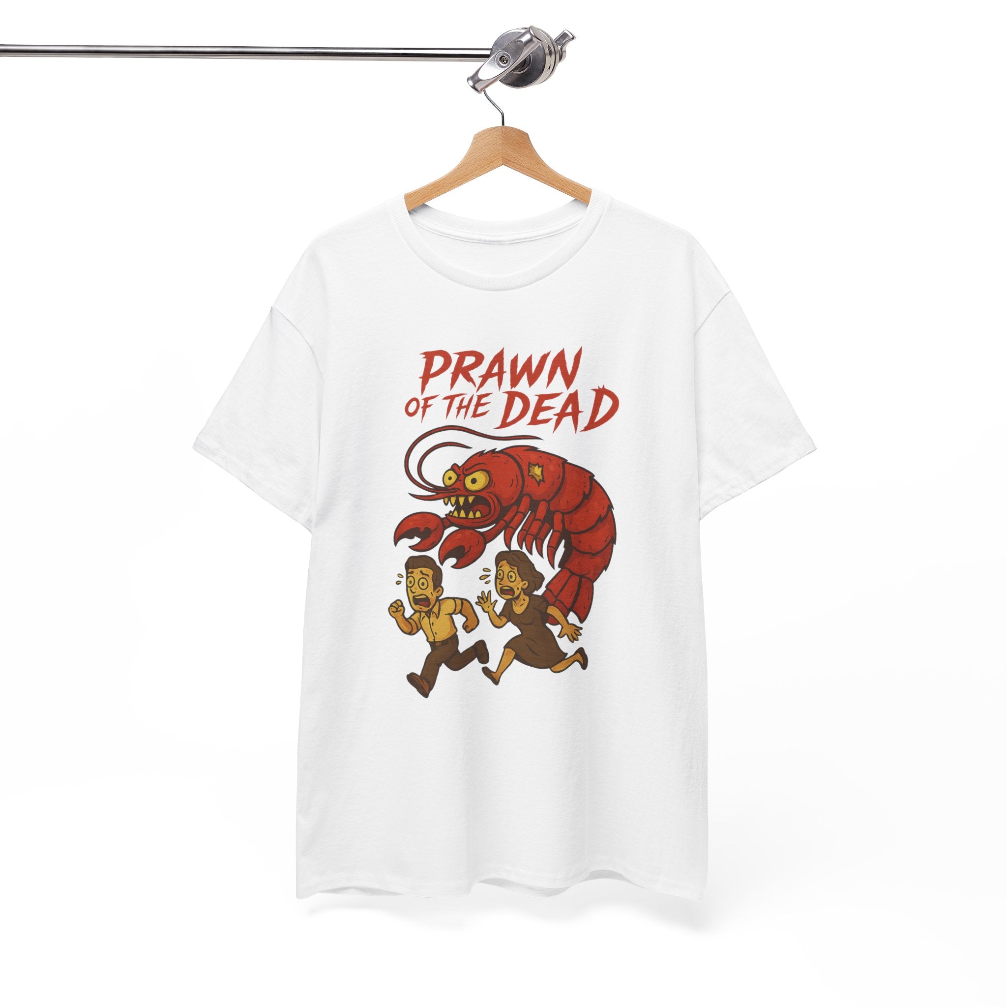 Prawn of the Dead - Shell Shock Horror! Alternative T Shirt for Horror Movie Fans